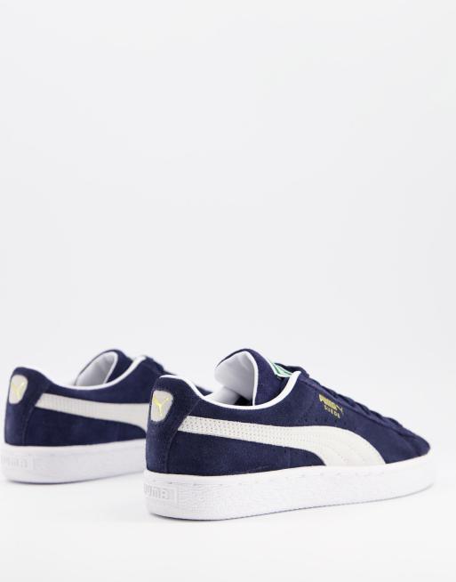 Puma cheap basket navy