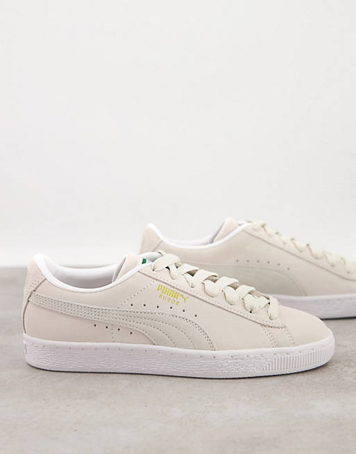 PUMA classic suede sneakers in off white | ASOS