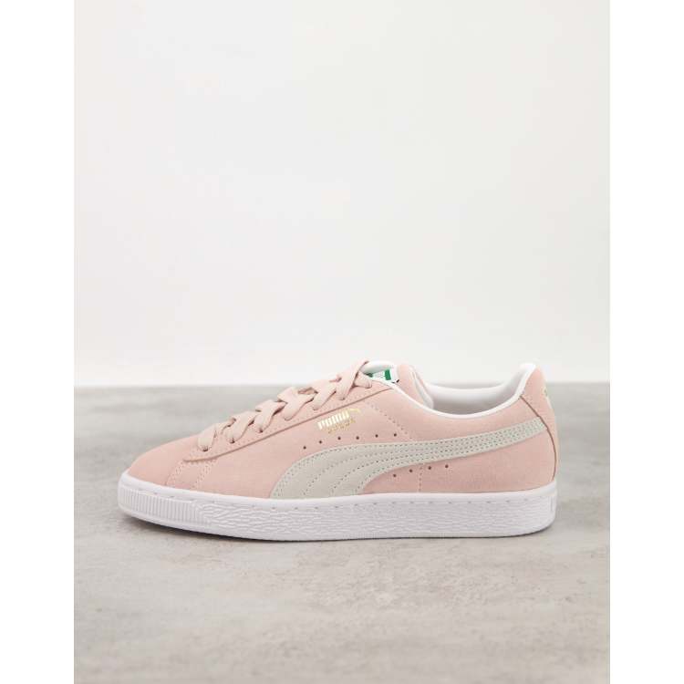 Puma suede classic w shoes pastel pink hotsell