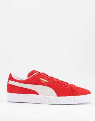 suede puma red