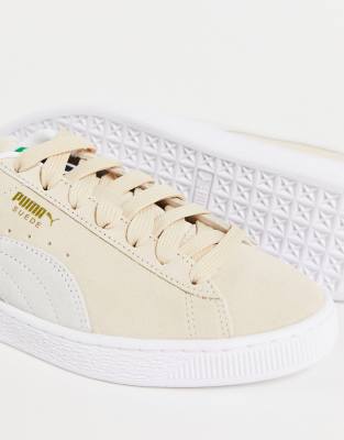 puma classic leather trainers