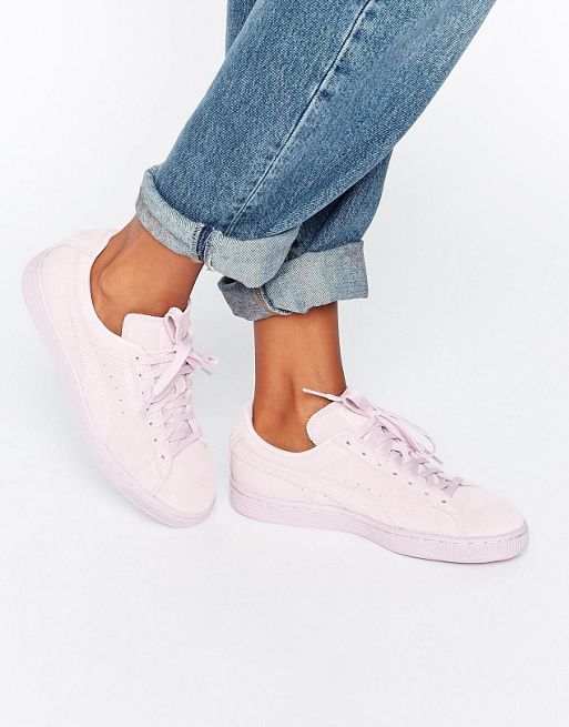 Puma Classic Suede Trainers In All Pink | ASOS