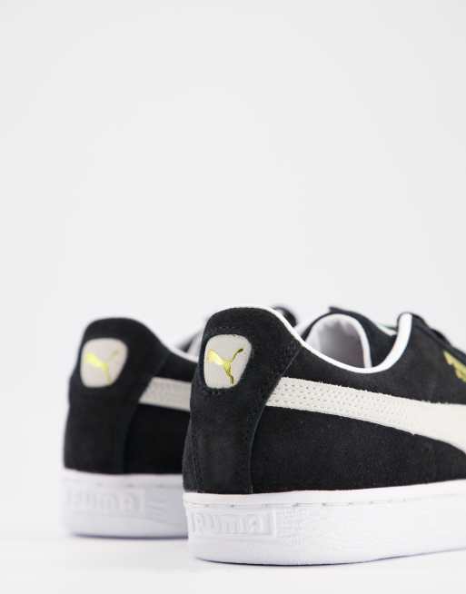 PUMA classic suede trainers in black