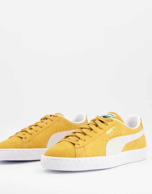 Puma suede on sale doré