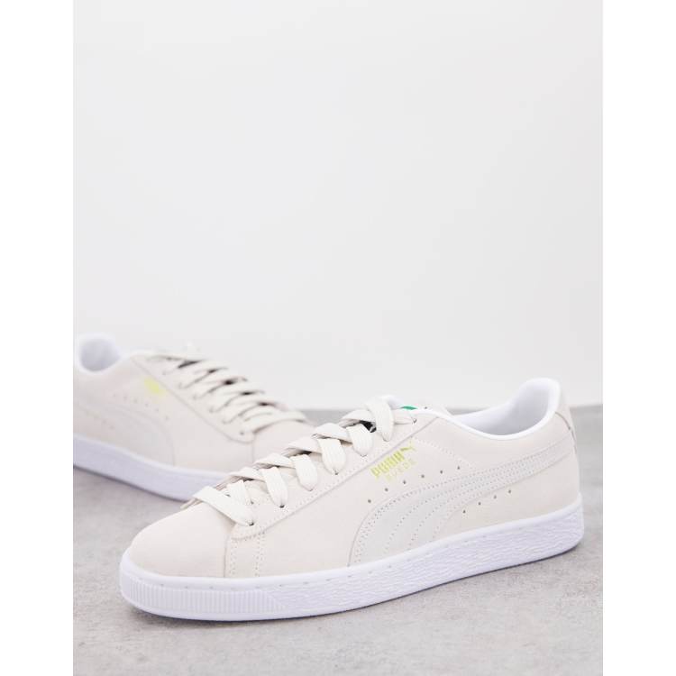 Puma classic white sales trainers