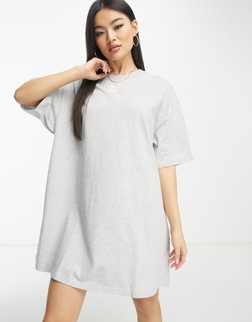PUMA classic T-shirt dress in gray