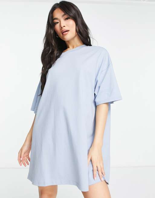 Puma classic t shirt dress in washed blue