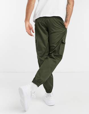 puma men's fleece cargo joggers