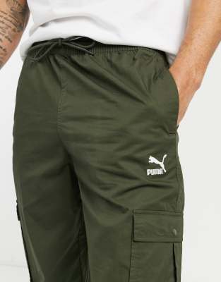 puma men's cargo jogger pants