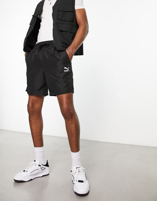 Puma fleece shorts sales mens