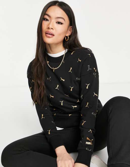 Puma shop gold jumper