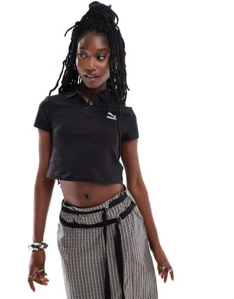 Puma Classics baby polo tee in black - view 1
