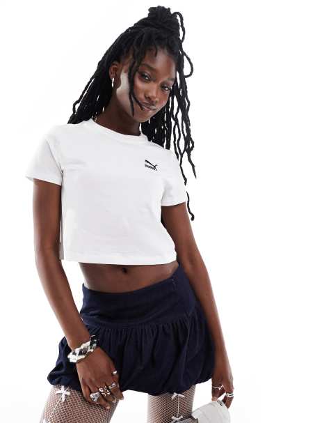 PUMA Classics baby tee in white - view 1