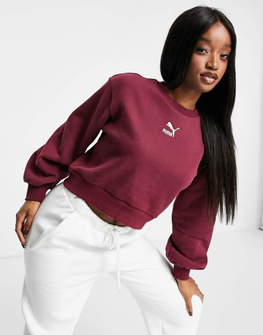 Burgundy 2025 puma sweatshirt