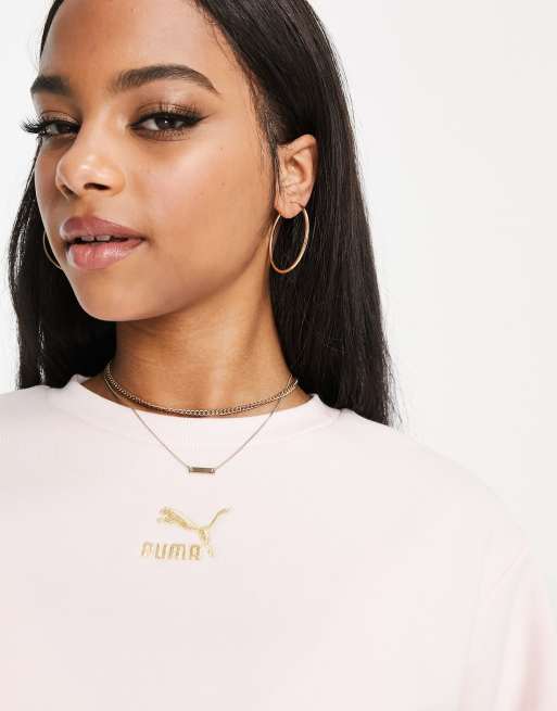 Rose gold outlet puma shirt