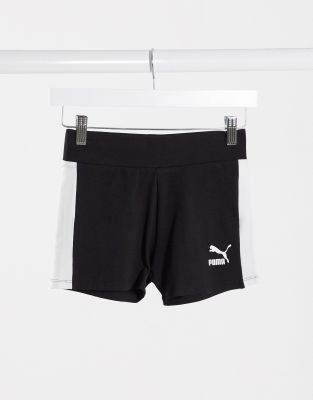 black puma shorts