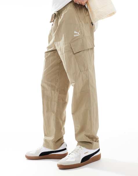 PUMA - Classics - Cargo-joggingbroek in beige - view 1