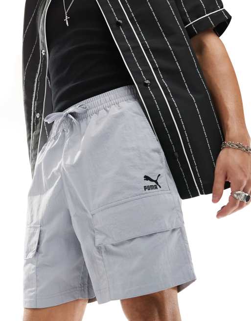 Puma shorts grey hotsell