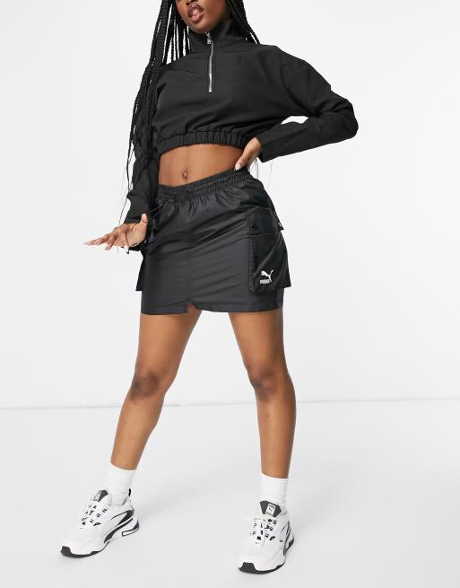 Puma Classics cargo skirt in black