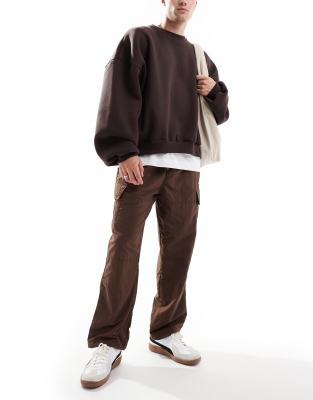 Puma Classics cargo trousers in espresso-Brown