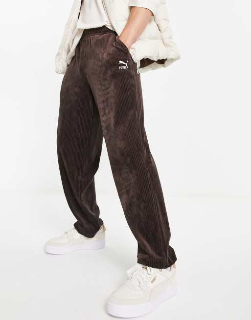 Puma classics cord pants in dark chocolate - exclusive to ASOS