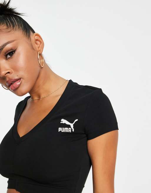 Puma cropped cheap t shirt