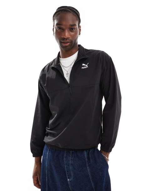 PUMA - Classics - Felpa nera zip corta - view 1