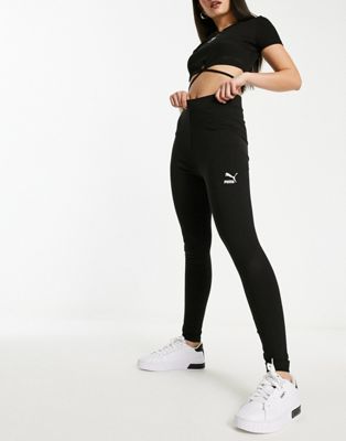 Puma Classics high waist leggings in black - ASOS Price Checker