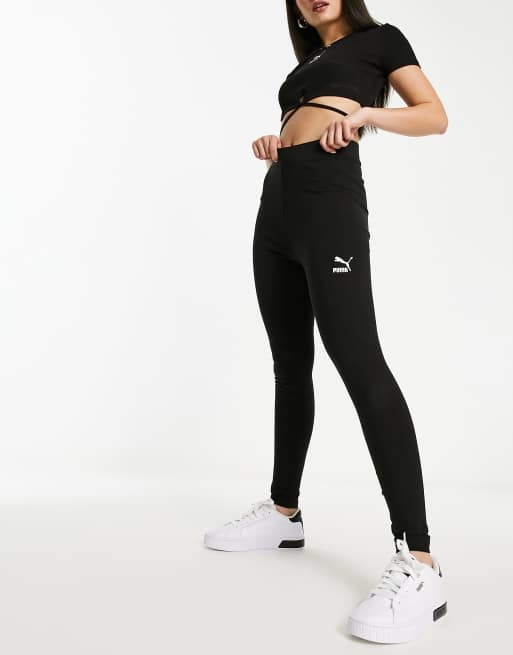 Puma Classics high waist leggings in black | ASOS