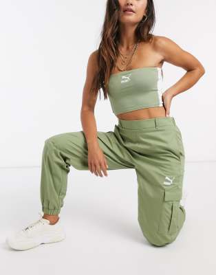 high waisted utility trousers