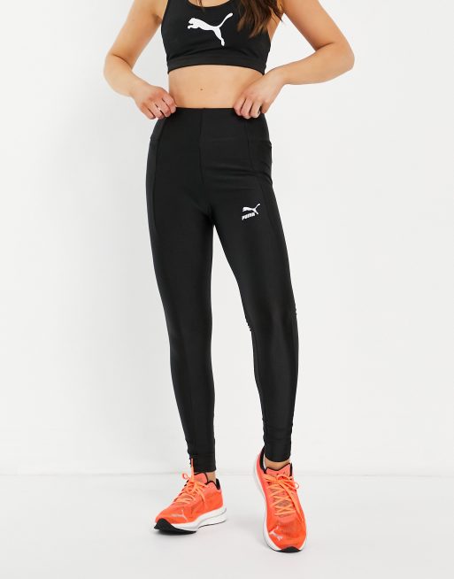 Puma Classics ribbed legging shorts in black, ASOS