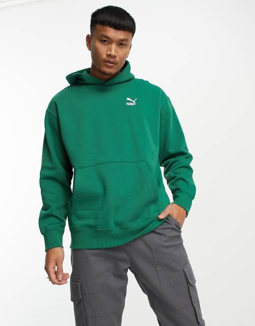 Olive green hot sale puma sweatshirt