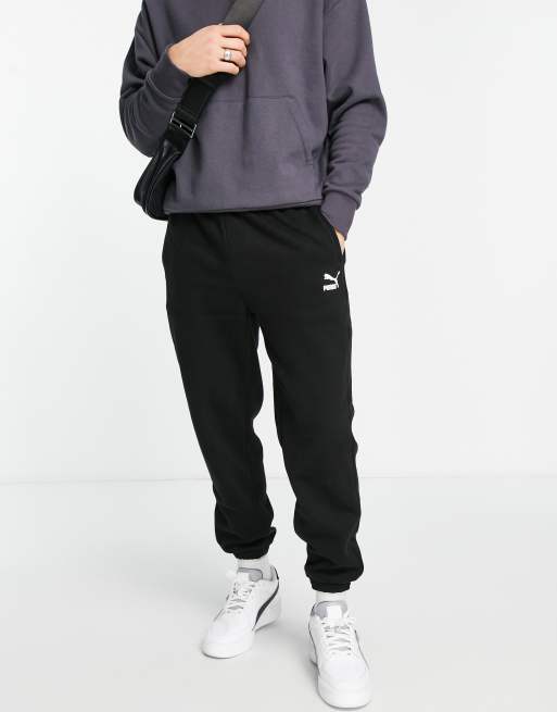 Black Puma Core Fleece Joggers