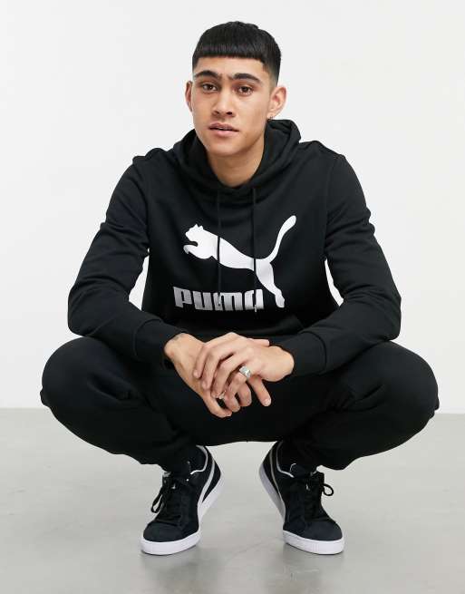 Puma classic logo on sale hoodie