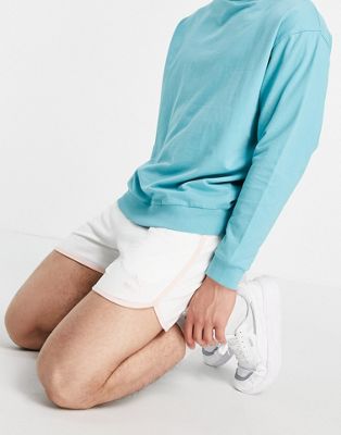 Puma Classics logo runner shorts in white - ASOS Price Checker