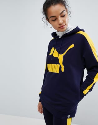 puma women's classics logo t7 hoodie