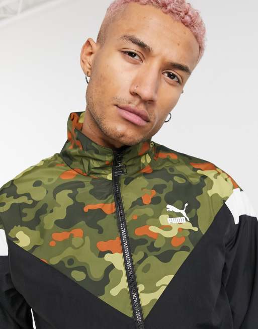 Puma Classics MCS Haut de surv tement avec logo Camouflage