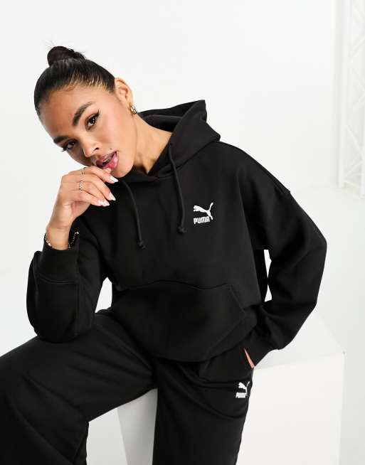 Puma hoodie womens outlet black