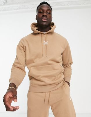 Puma Classics oversized hoodie in brown