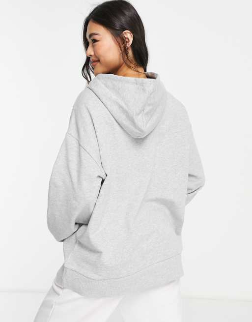 Puma Classics oversized hoodie in gray, 2 of 4