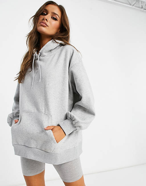 Puma Classics oversized hoodie in gray | ASOS