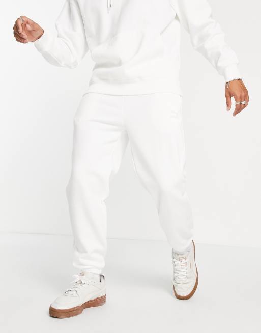 Puma Classics oversized sweatpants in off white