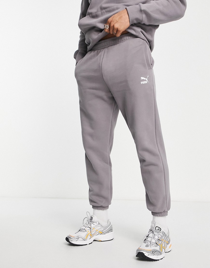 Puma Classics Oversized Sweatpants In Storm Gray | ModeSens