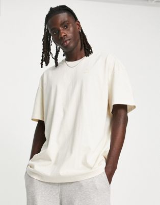 Puma classics oversized t-shirt in off white
