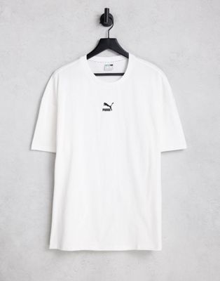 Puma Classics oversized t-shirt in white