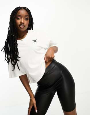 Puma Classics oversized t-shirt in white - ASOS Price Checker