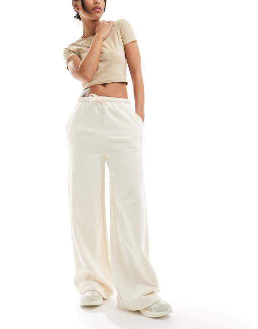 PUMA - Classics - Pantalon de jogging décontracté - Blanc cassé