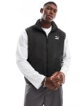 PUMA Classics polar fleece vest in black