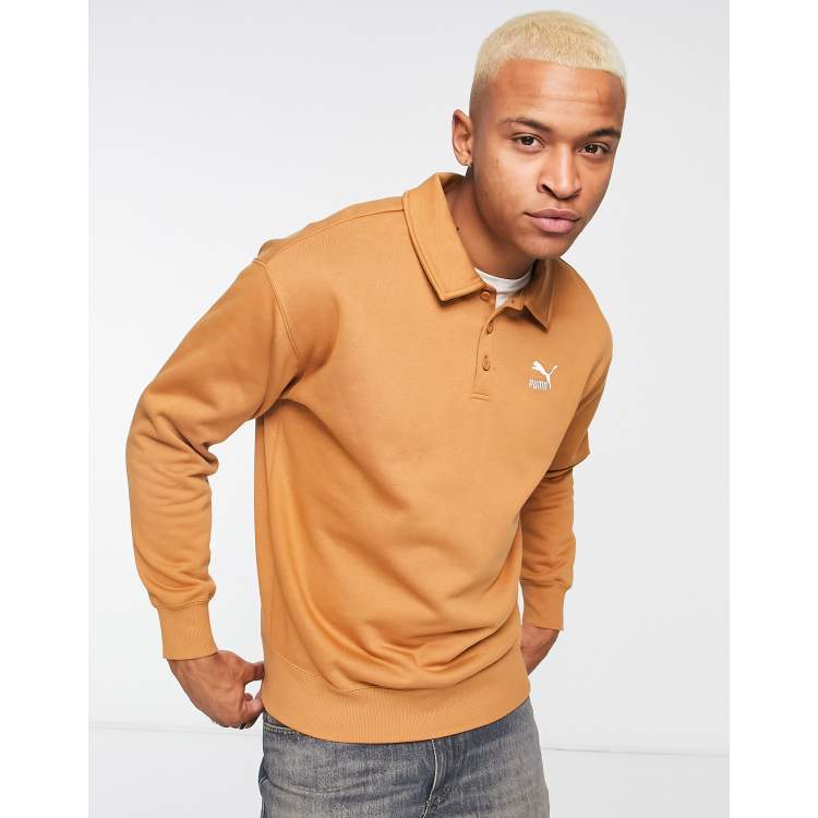 Puma orange clearance polo shirt