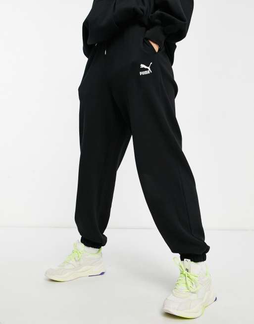 Buy Puma Black Classics Cotton Sweatpants for Women Online @ Tata CLiQ